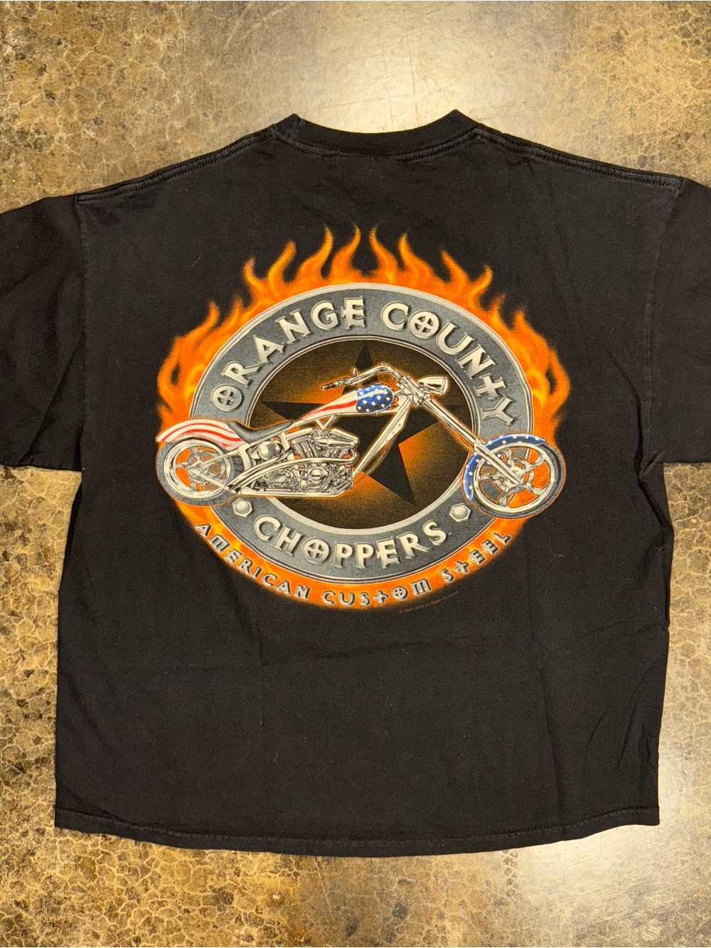 Orange County Choppers Men's Black Short Sleeve Graphic Tee